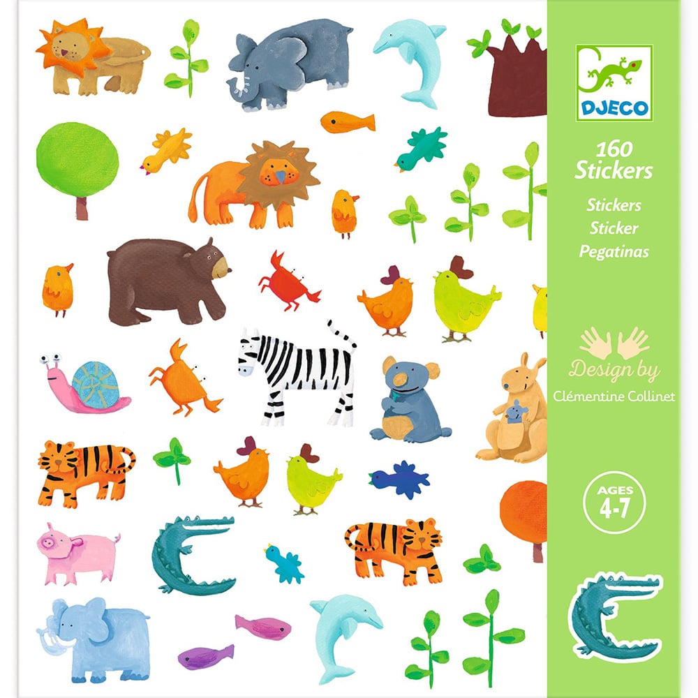 Planches de stickers (plusieurs thèmes)