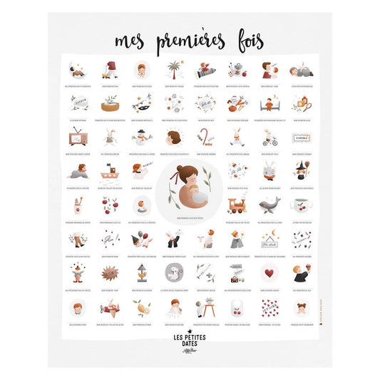 Affiche Mes Premières Fois - Atelier Oranger