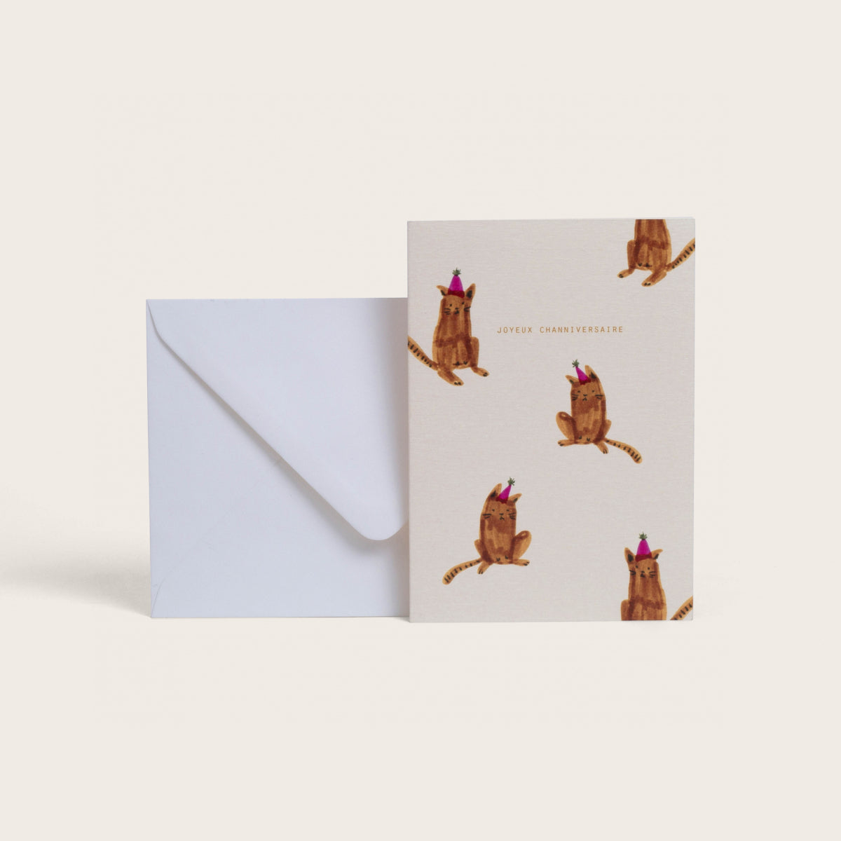 Carte Chats (Joyeux channiversaire)