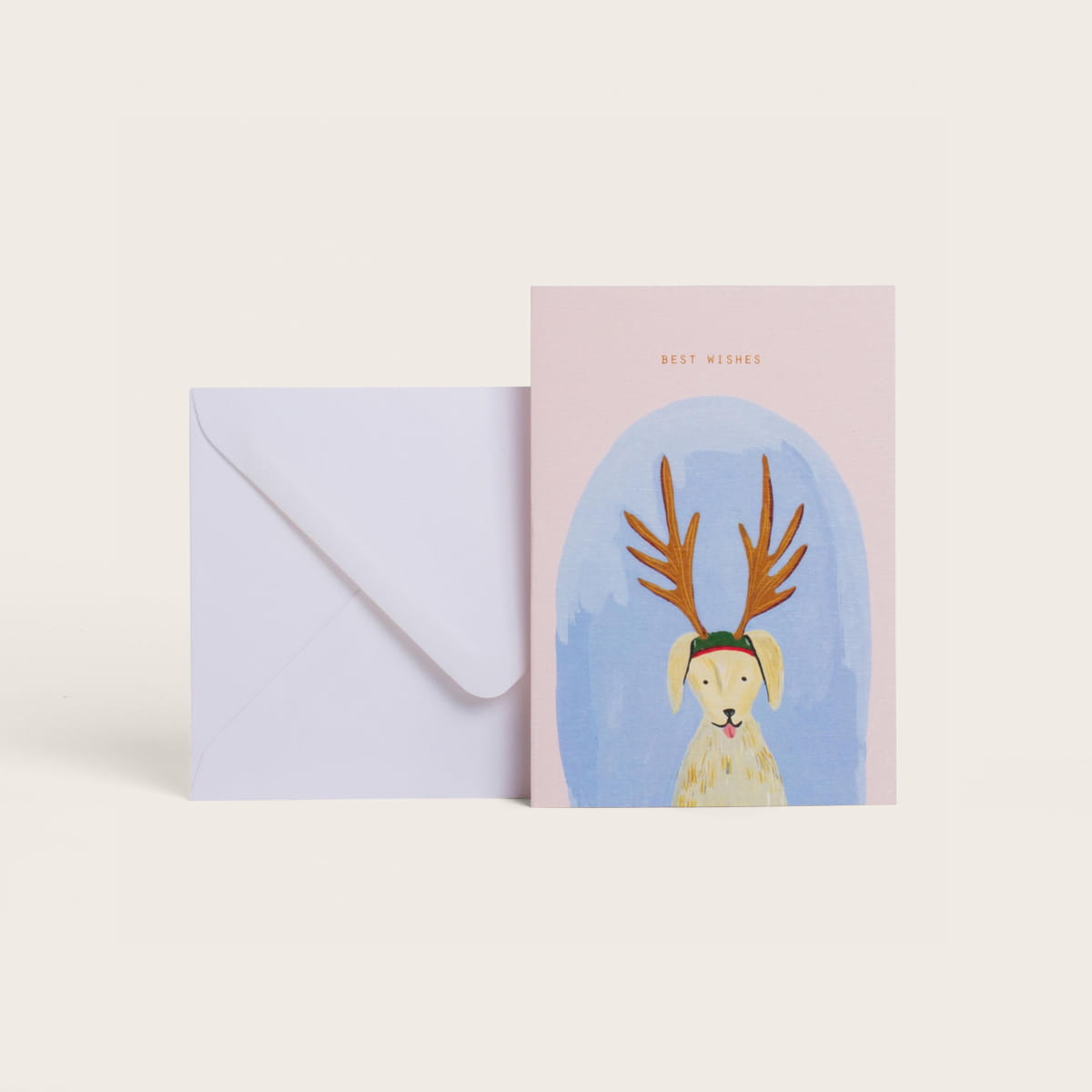 Carte Christmas dog (Best wishes)