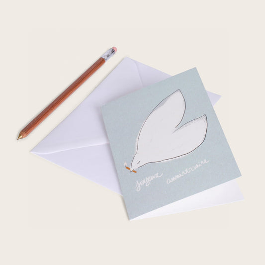 Carte Colombe (Joyeux anniversaire)