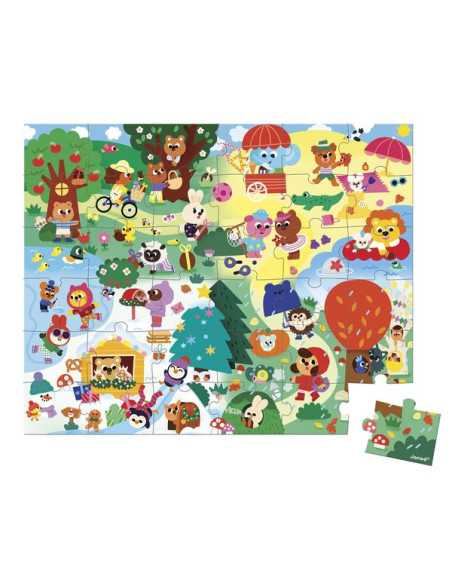 Puzzle Les 4 saisons (36 pièces)
