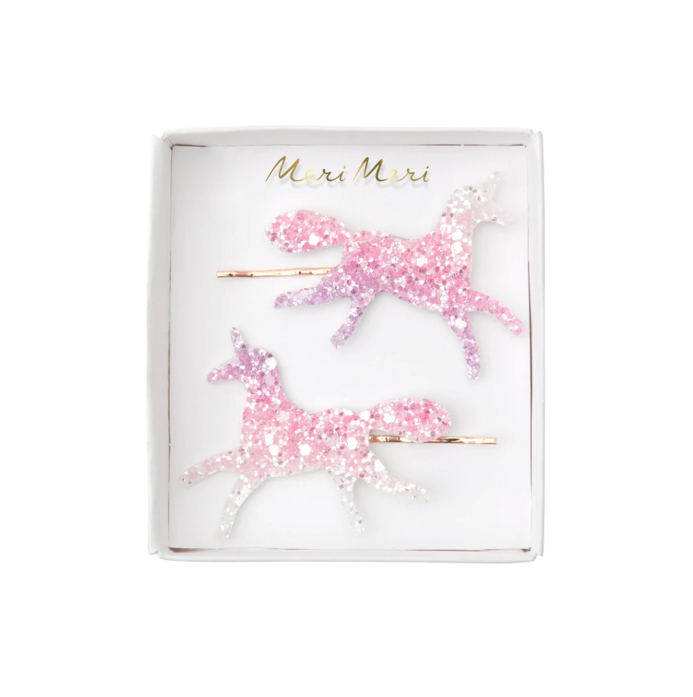 Lot de 2 barrettes Licornes