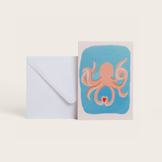 Carte Octopus in love