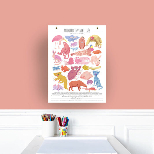 Affiche Animaux invisibilisés