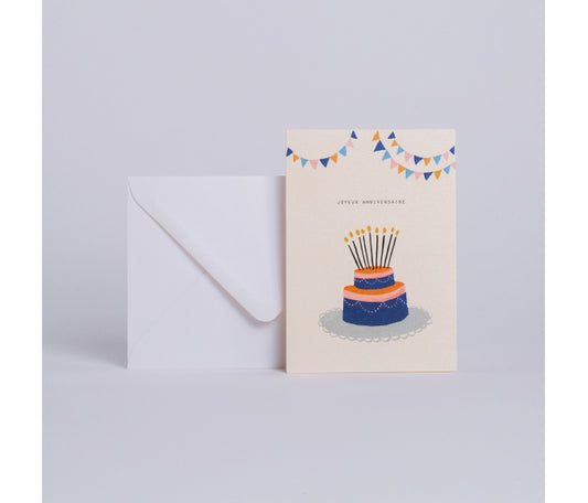 Carte Cake (Joyeux anniversaire)