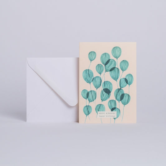 Carte Ballons (Happy birthday)