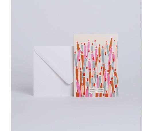 Carte Bougies (Happy birthday)