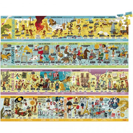 Puzzle historique 4 x 100 pcs