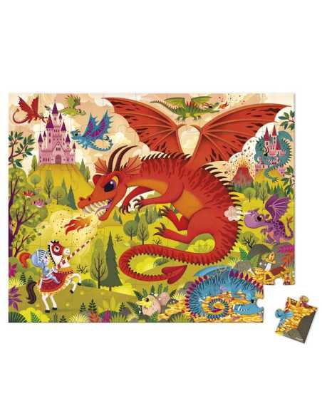 Puzzle Royaume de Dragons (54 pièces)