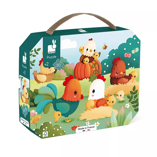 Puzzle Poules & Poussins (20 pièces)