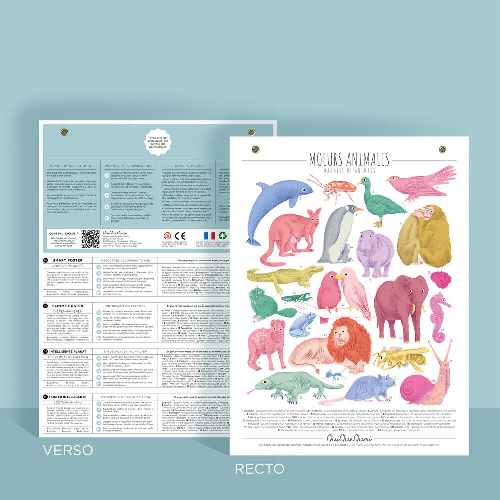 Affiche Moeurs animales