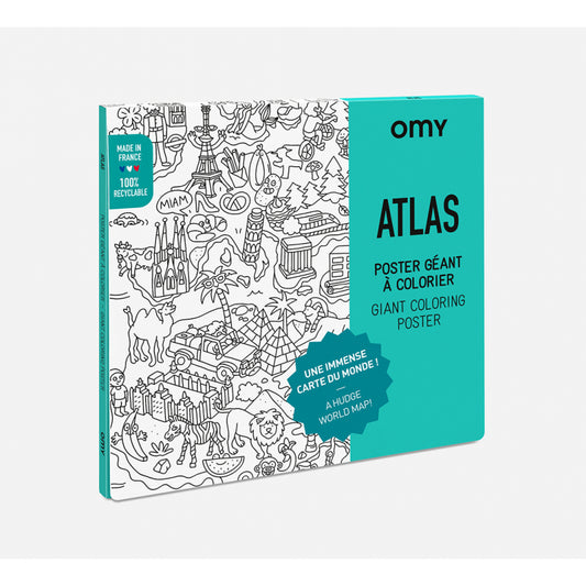 Poster à colorier Atlas