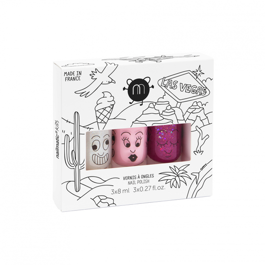 Coffret 3 vernis Las Vegas