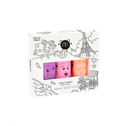 Coffret 3 vernis Paris