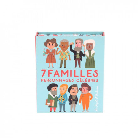 Jeu de 7 familles (les personnages célèbres)