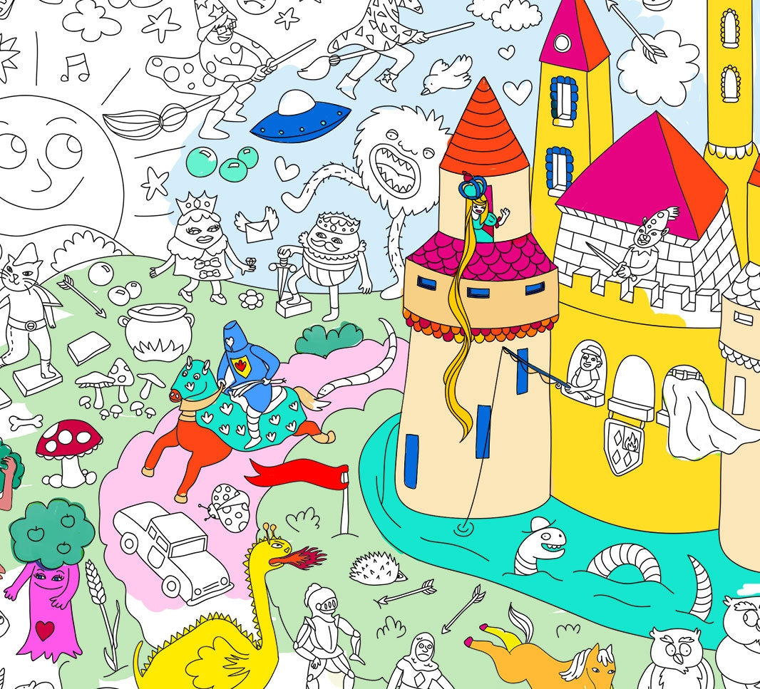 Poster à colorier Magic