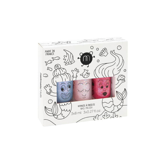 Coffret 3 vernis Mermaid